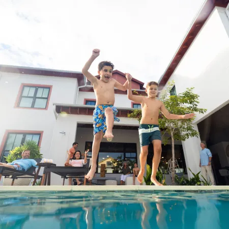 Jumping to the Pool Jumping to the Pool